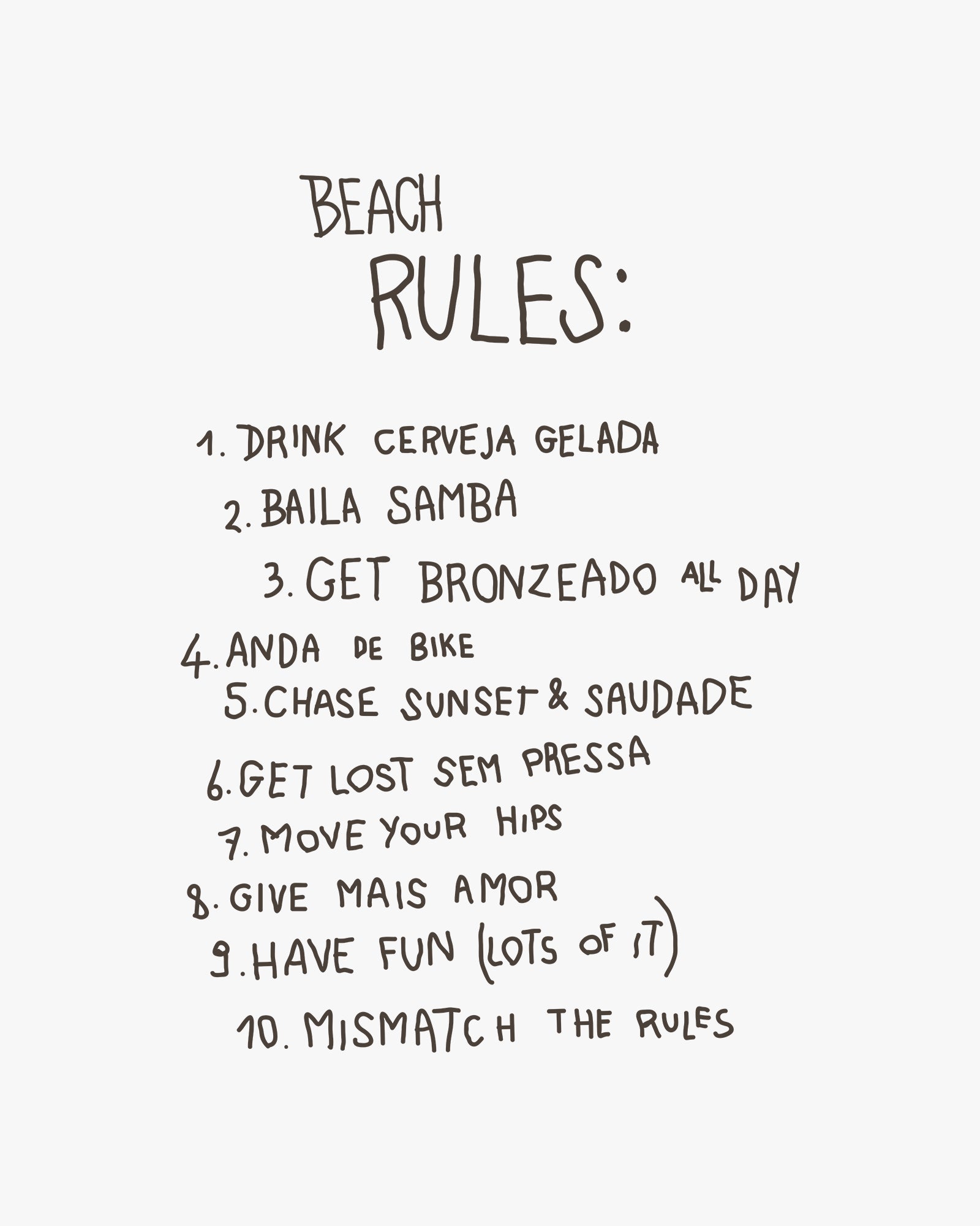 Beach Rules Tee