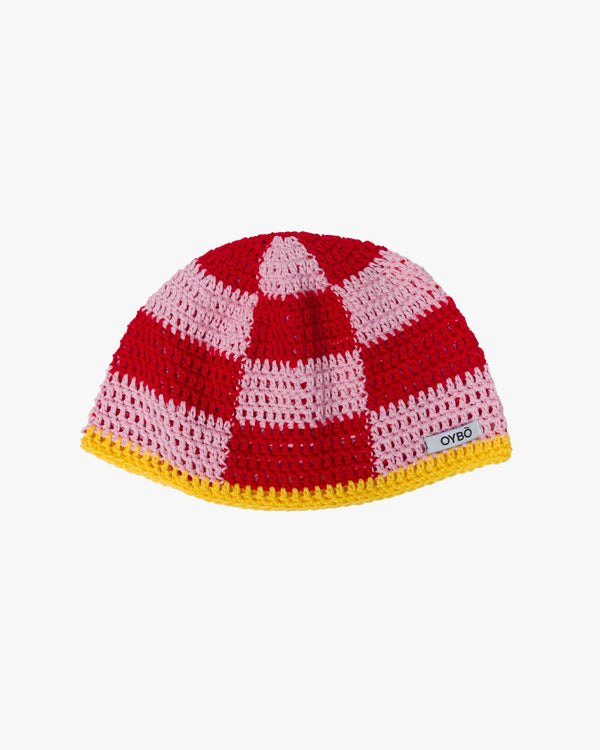 Carioca Crochet Pink Beanie