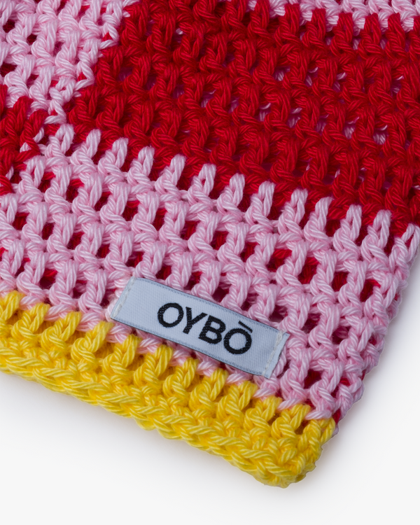 Carioca Crochet Pink Beanie